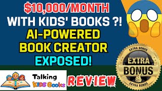 Talking KidsBooks Review  AI Book Creator  Amazon KDP  Interactive Kids Books  Make Money Online [upl. by Lancey]