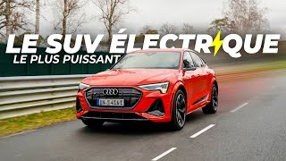 Essai eTron S Sportback  SURPUISSANT mais 😱🏎🚀 [upl. by Ahtibat]