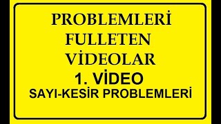 PROBLEMLER DETAYLI KONU ANLATIMI TYT DGS KPSS ALES 9 SINIFLAR İÇİN [upl. by Dachy]