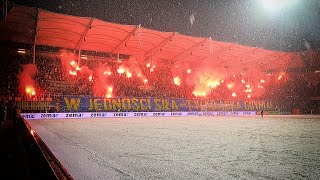 Arka Gdynia  Lechia Gdańsk OPRAWA i DOPING [upl. by Lahsiv841]