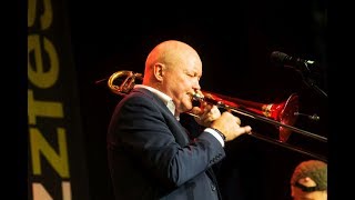 Jazzfest Bonn 2018 Nils Landgren Quartet quotBroken Wingsquot Richard Page Post Tower [upl. by Nillad]