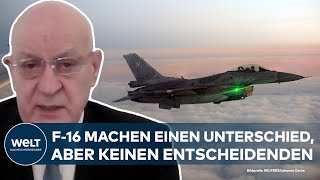 UKRAINEKRIEG Warum die USKampfflugzeuge F16 2024 nicht zum Gamechanger werden  WELT Analyse [upl. by Jonme]