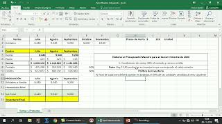 Elaborando un Presupuesto Maestro 1 de 2 [upl. by Nalliuq]