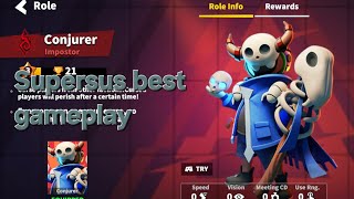 Silent Killer Conjurer Best Gameplay of Supersus🙂❤️supersus amongus youtubegaming [upl. by Stacia]