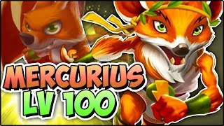 MERCURIUS LV 100 COMBATES PVP  Monster Legends Review [upl. by Htenek]