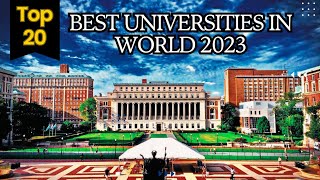 Top 20 Best Universities In The World 2023  The 20 Best Universities for Your Career in 2023 [upl. by Soirtemed]