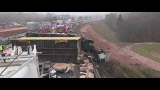 Zeuge Deutschlands schrecklichen Unfall tödlicher unfall unfall heute lkw unfall 0 [upl. by Donoghue]