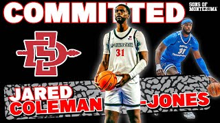 204 SDSUs Next Big Man Jared ColemanJones LIVE [upl. by Badr]