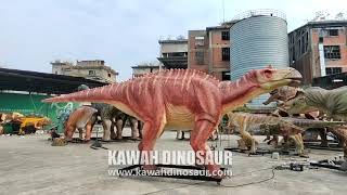 Life Size Dinosaurs Maiasaura Statue Animatronic Dinosaur For Jurassic Park [upl. by Enoryt]