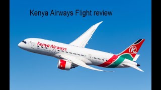 How Good is Kenya Airways Economy Class  Flight Review [upl. by Kcyrred936]