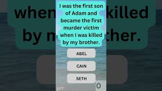 Who was the first victim facts quizbiblestories riddles [upl. by Irroc905]