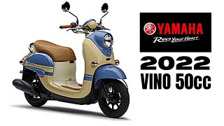 NEW 2022 Yamaha Vino 50cc Price New Colors Features Release Date [upl. by Onileba210]