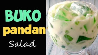 Creamy Buko Pandan salad [upl. by Zena]