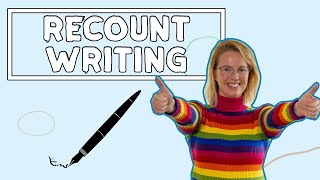 Recount Writing For Kids  English Writing [upl. by Okoy]