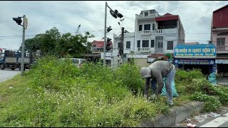 The AMAZING results of clearing this overgrown intersection lawn will change your mind [upl. by Fernando142]