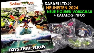 Safari Ltd ® Neuheiten 2024  Neue Figuren Unboxing Vorschau  Katalog Infos [upl. by Linson]