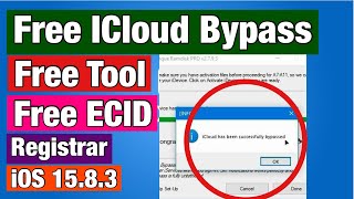 Free iCloud Bypass iOS 1583 With Free Tools 2024  Free ECID Registration Without Credits [upl. by Agathe374]