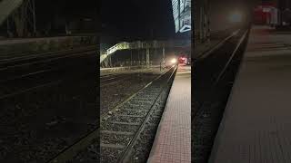 shrill horn WAP 5 TWIN LOCO Nightshortsvideoindianrailway [upl. by Ybbob]