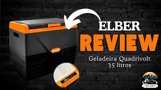 Geladeira Portátil Elber Black 35L  Praticidade e Frescor na Estrada ou no Camping [upl. by Ehrlich]