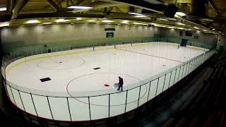 HVCC Ice Rink Installation Timelapse [upl. by Ahtelat549]