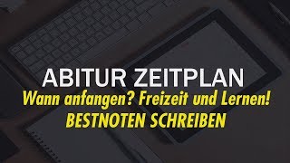 EINSERABITUR ZEITPLAN  Wann mit dem Lernen anfangen  studyrunner [upl. by Ortiz742]