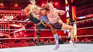 Charlotte Flair vs Ronda Rousey vs Becky Lynch Raw amp SmackDown Women’s Championship WrestleMania [upl. by Bondon]