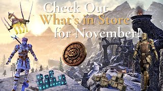 ESO …Interesting Crown Store Showcase  Login Rewards November 2024 Review [upl. by Diskson71]