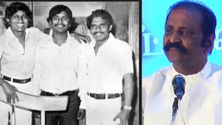 Manivanan shares his work experience with Bharathiraja and Illayaraja  Nagaraja Cholan Audio Launch [upl. by Teilo]