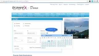 Domestic Flight Booking Online Demo  Online Reservation System [upl. by Navad]