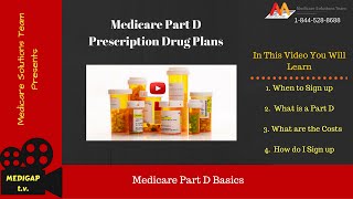 Medicare Part D  Details You Need to Know to Before You Enroll [upl. by Ojeitak]