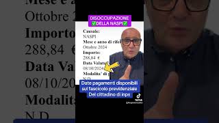 PAGAMENTI DELLA NASPI youtube letstalk youtubeshorts perte letstalk826 yes letustalk [upl. by Ameen]