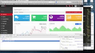 Metronic Flot Charts Beginner Tutorial  Part 1 of 2 [upl. by Joshuah]