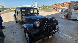 Pech langs de weg met de Traction avant [upl. by Londoner]