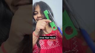 shorts Viral hair hack 🤯viral hackviral shortsfeed trending viralhacks hairstyle [upl. by Loleta711]