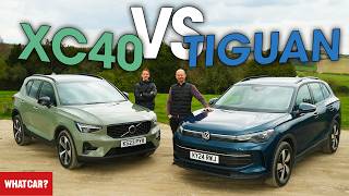 NEW VW Tiguan vs Volvo XC40 review – whats the best SUV  What Car [upl. by Floro]