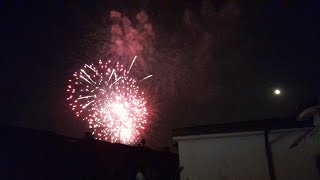 Fuochi Artificiali in Sagra di Mozzecane Verona italy Vlog Narinder Kumar italia [upl. by Ignatius]