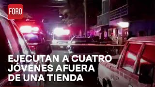 Matan a jóvenes afuera de una tienda en Irapuato Guanajuato  Las Noticias [upl. by Arbua236]