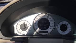 Mercedes E500 V8 W211 acceleration on 100 octane gas 0220 acceleration [upl. by Allebasi]