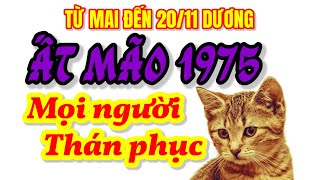 Tử vi Ất Mão 1975 gặp thời kỳ vàng son tài vận mạnh như vũ bão thăng hoa từ mai tới 2011 dương [upl. by Radborne38]