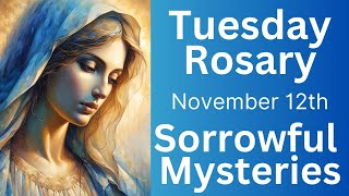 Todays Holy Rosary Tuesday November 12th The Sorrowful Mysteries Catholic Virtual Rosary [upl. by Aleuqahs725]