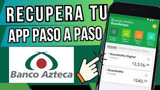 Como activar la aplicación de banco azteca desde otro telefono [upl. by Lleoj]