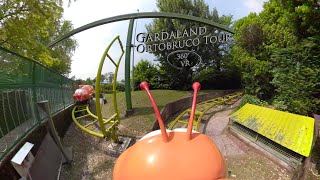 Gardaland Ortobruco Tour Family Coaster 360° VR POV Onride [upl. by Aicinad]