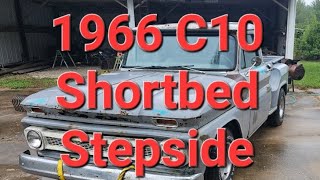 1966 C10 Stepside Shortbed Progress Video [upl. by Esilram]