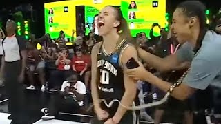 Sabrina Ionescu Sets WNBA amp NBA 3PT Contest Record Wins 3PT Contest [upl. by Ron]