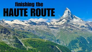 Finishing the Haute Route [upl. by Daegal]