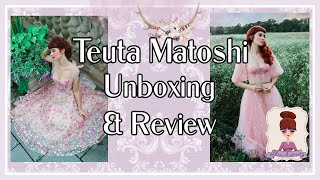 Unboxing Teuta Matoshi Gerbera Daisy and Opalescent Floral Dresses [upl. by Nuahsal262]