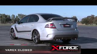 XFORCE VAREX FPV FALCON FG GT 5L Twin 3quot Performance Exhaust System [upl. by Katha201]