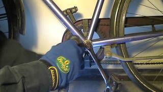 Reattach and tighten a bicycle crank arm short video [upl. by Fidel]