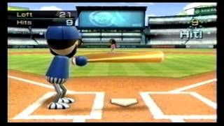 Wii Sports Baseball Batting Practice 30 Hits [upl. by Fries]