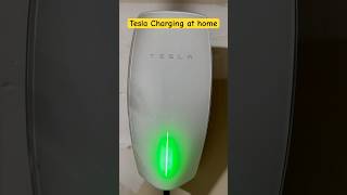 Tesla Charging at home superchargerautomobileteslateslamodelyselfdrivingcarstamilnews [upl. by Grishilde496]